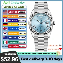 PAGANI DESIGN 2025 New DD36 Men's Watches Top brand Luxury Mechanical Automatic Watch Men AR Sapphire Wristwatch Men 10Bar ST16