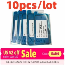 AliSunny 10pcs Waterproof Sticker for iPhone 11 12 13 7 6S Plus  XS 8 X 3M Adhesive LCD Screen Frame Seal Tape Repair Parts