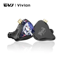 CVJ Vivian In Ear Earphones 10mm Dynamic Driver suitable for Music and Gaming 0.78mm Detachable Cable HiFi Sound Quality