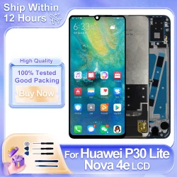 6.15" For Huawei P30 lite LCD Display Touch Screen Digitizer Replacement For Huawei Nova 4E Display MAR-LX1 MAR-AL00 MAR-LX2