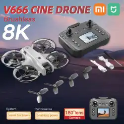 Xiaomi Mijia MINI V666 Drone 4K Professional WIFI 5G Dron Obstacle Avoidance Brushless Altitude Headless Mode RC Quadcopter Toys