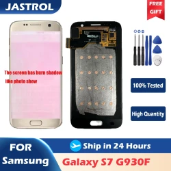 5.1'' Super AMOLED Burn Shadow LCD For Samsung Galaxy S7 G930 G930F LCD Display Touch Screen Digitizer Assembly Replacement