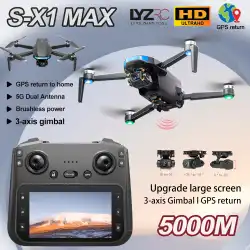 S-X1 MAX GPS Drone 4K Professional HD Camera 3-Axis Gimbal 5G Digital image transmission Large Screen FPV Dron RC Quadcopter 5KM