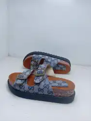 Gucci-Style Monogram Platform Sandals for Women
