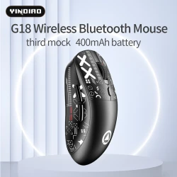 Lightweight Wireless Gaming Mouse with 3 Mode Wired 2.4G BT for Laptop Deskbtop