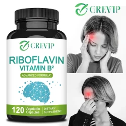 Vitamin B2( Riboflavin) 400mg - Energy, Skin and Cell Health, Nervous System Support