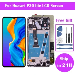 For HUAWEI P30 Lite LCD Display Digitizer Assembly For HUAWEI P30 Lite Nova 4e MAR-LX1A LX2 LX3A Screen