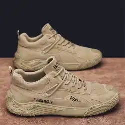 New Spring and Autumn Men's Casual Shoes Trendy Men's Sports Shoes Korean Edition Fashion Youth Single Shoes