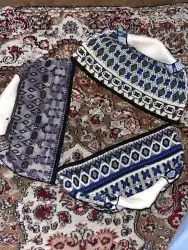 Handwoven Patterned Cap - Traditional African Design