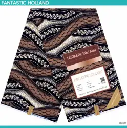 Legendary Elegance: Original Fantastic Holland Veritable Block Prints – Premium Atamfa Turmi Dashiki Fabric for Elite African Fashion