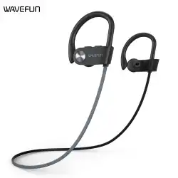 Wavefun XBuds Wireless Earphones with Ear Hook IPX7 Waterproof Super Bass Sports Headphones Music Gaming Mode with Mic