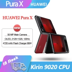 NEW Huawei Pura X Kirin CPU HarmonyOS 5.0.1 6.3inch LTPO OLED 4720mAh 66W Charger Laser 5G