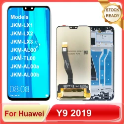 Tested 6.5'' IPS LCD For Huawei Y9 2019 Display Touch Screen Digitizer Assembly For Enjoy 9 Plus LCD Replacement Parts
