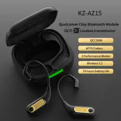 KZ-AZ15 Update wireless headphones, Bluetooth 5.2 compatible cable, hook, C-pin connector, charging case