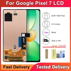 Pixel 7 OLED Display Screen Assembly Replacement For Google Pixel 7 GVU6C, GQML3 LCD Display Digital Touch Screen with Frame