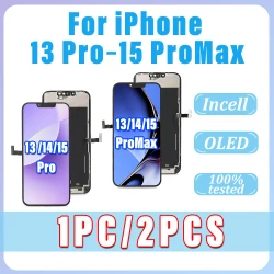 Wholesale 2 Pcs/lot LCD For iPhone 13Pro Incell 14Pro 15Promax 16 Screen Touch Display Assembly 14 Pro Max OLED Replacement
