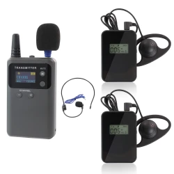 Wireless Tour Guide System Whisper Talk Simultaneous Interpretation System For Tourism Group Service Meeting Training Exhibition