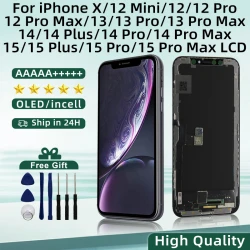 Choice For iPhone 12 Pro Max 13 Mini 12 LCD Display 3D Touch Screen Digitizer For iPhone 14 plus 14 Pro Max 15 Plus Display X XR