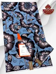 The Cotton King: Authentic Avogan Pure Cotton Veritable Block Prints – Premium Atamfa Turmi for Superior African Men & Women’s Garments