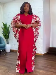 Customized 2025 African Dresses for Women Traditional Africa Clothing Dashiki Ankara Outfits Gown Abayas Robe Muslim Kaftan Maxi