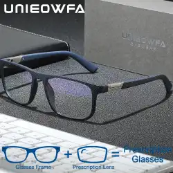 Multifocal Prescription Glasses Men Bifocal Progressive Eyeglasses Male Custom 1.74 High Myopia Optical Spectacles TR90 Square