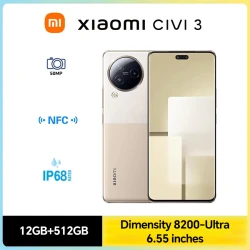 Xiaomi Civi 3 Dimensity 8200-Ultra 6.55-inch 4500mAh Battery Supports NFC Supports AMOLED Version Asian Version