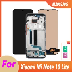 LCD For Xiaomi Mi Note 10 lite LCD Display Touch Screen Digitizer Glass Assembly Replacement LCD