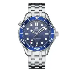 Luxury New Automatic Watch for Men Mechanical Watches Stainless Steel Bracelet Ceramic Diver