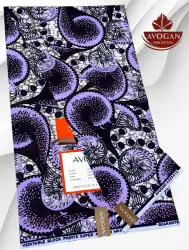 The Cotton King: Authentic Avogan Pure Cotton Veritable Block Prints – Premium Atamfa Turmi for Superior African Men & Women’s Garments