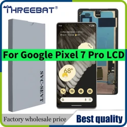 6.7" AMOLED For Google Pixel 7 Pro LCD Display GP4BC GE2AE GFE4J Digitizer Assembly Touch Screen Replacement Repair