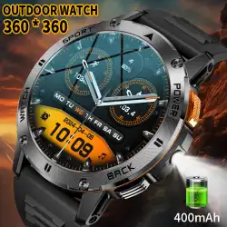 LIGE 2025 Outdoor GPS Sports Tracker Smart Watch Men Compass Bluetooth Call Waterproof Smartwatch LED Flashlight Ftiness Watches