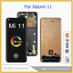 High Quality For Xiaomi  11 LCD  Touch Screen Digitizer with Frame For Redmi Note11  Replacement LCD