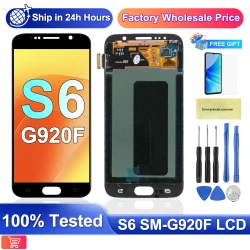 Brand new For Samsung S6 G920 SM-G920F G920F G920FD LCD Display Touch Screen Digitizer Assembly