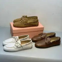 Vintage Distressed Fashion Casual Shoes Women's Flat Heel Loafers With Sheepskin Sole Rubber Outsole Summer Footwear For Adults