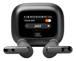 JBL Live Beam 3 True Wireless Bluetooth Earbuds Noise Cancelling Headset with LED Smart Display Box
