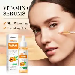Papaya VC Brightening Serum Improve Dullness Remove Dark Spots Effective Whiten Freckle Product Moisturize Face Skin Care Beauty