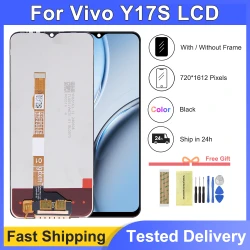 6.56'' Tested Y17S LCD Display Touch Digitizer Replacement Parts For VIVO Y17S V2310 Display With Frame