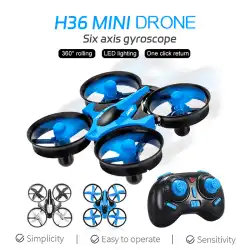 JJRC H36/H36F 1:20 Remote Control Ship Three Modes 2.4G Quadcopter Boat Helicopter UAV Rc Drone Light Kids Toys Children's Gift