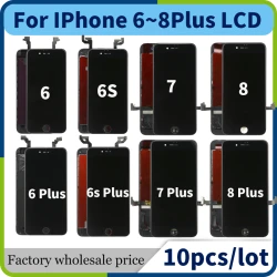 10pcs/lot Wholesale Original OEM For iPhone 6 6Plus 6S Plus 7 7Plus 8 8Plus LCD Display Touch Screen Digitizer Assembly