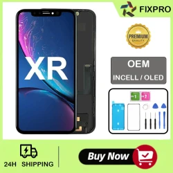 Display For Iphone Xr  6.1 Inch Screen Replacement Phone Xr Screen Digitizer Assembly LCD Display With Repair Tools