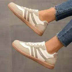 Women Shoes Fashion Casual Flats Vulcanize Shoes Ladies Outdoor Walking Sneakers Women Comfortable Lace-Up Non-Slip Sports Shoes