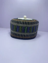 Green Rawaram Kindei - Hausa Cultural Cap
