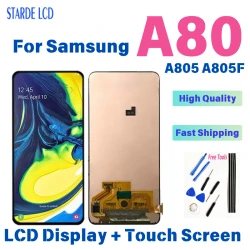 6.7’’ For Samsung Galaxy A80 LCD Display Touch Screen Digitizer Assembly For Samsung A805 A805F SM-A805F SM-A805F/DS Replacement