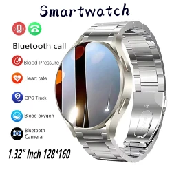 Business Watch Men 1.32” Inch 128*160 Health Monitoring Notifications Bluetooth Call Alarm Clock Smartwatch Women Multifunction
