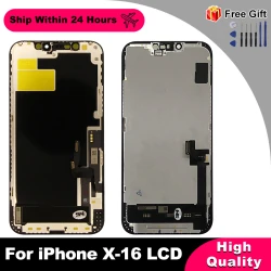 AAAAA For iPhone 12 Pro Max 13 Mini 12 LCD Display 3D Touch Screen Digitizer For iPhone 14 plus 14 Pro Max 15 Plus Display X XR
