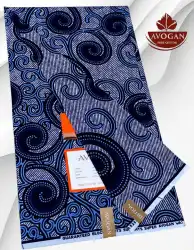 The Cotton King: Authentic Avogan Pure Cotton Veritable Block Prints – Premium Atamfa Turmi for Superior African Men & Women’s Garments