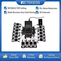 Retekess T130 T131 Wireless Tour Guide System Audio Tour Guide System Wireless Microphone Transmitter For Museums,Tourist Groups