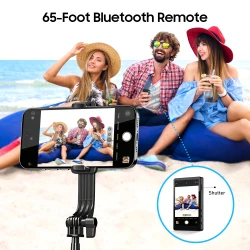 Phone Monitor for Selfie Vlog Video Live Streaming Portable Mobile Phone Rear Camera Selfie Display Screen Support Bluetooth