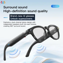 New AI Shooting Smart Glasses Blue Tooth Call Automatic Color Changing Lenses Real Time Translation Music 4K Camera Men Women