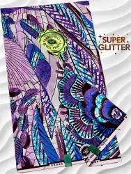 Shine Like Royalty: Original Super Glitter Grand Super Wax – Elite Atamfa Turmi for Stunning Dashiki & High-Fashion African Outfits